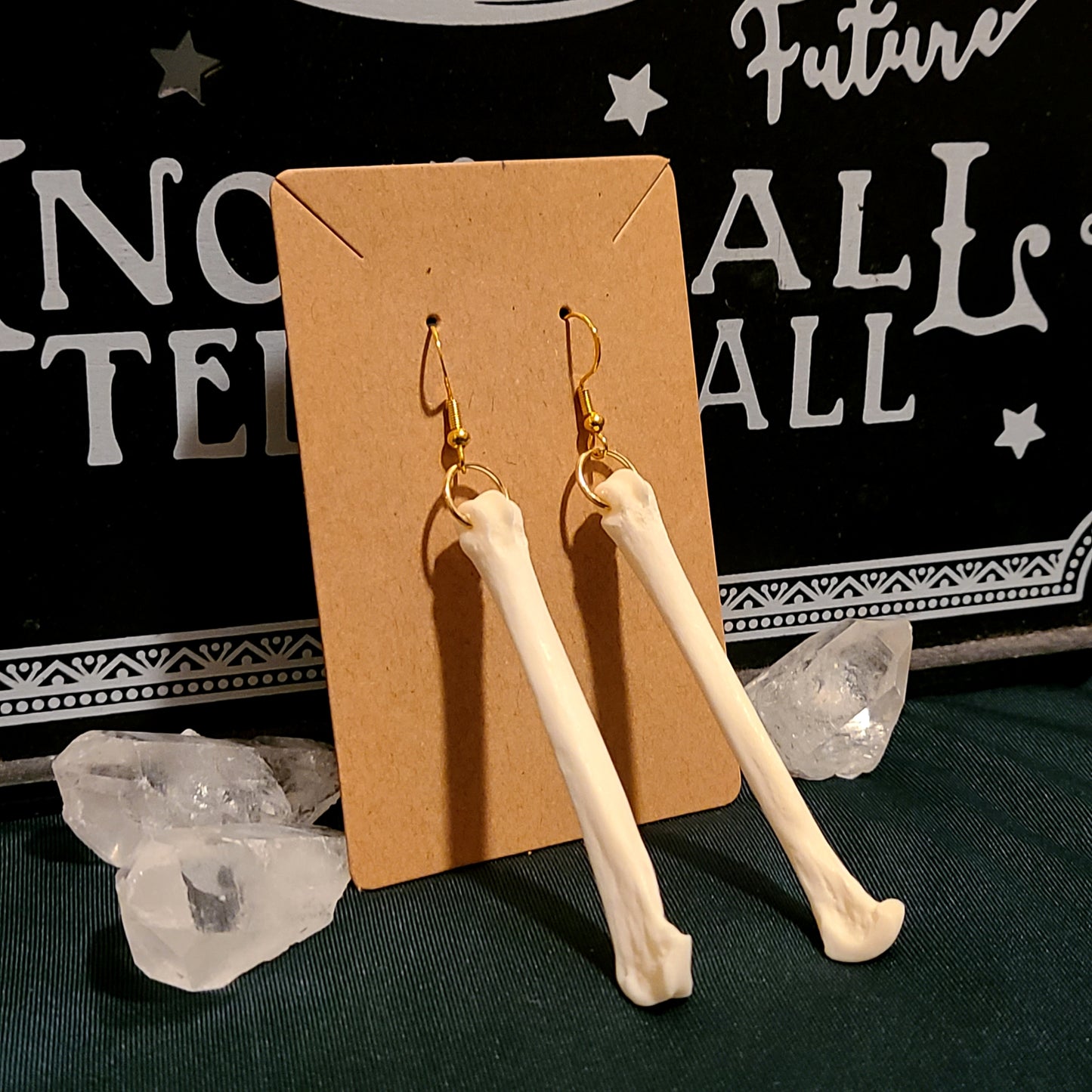 Coyote Metacarpal Earrings