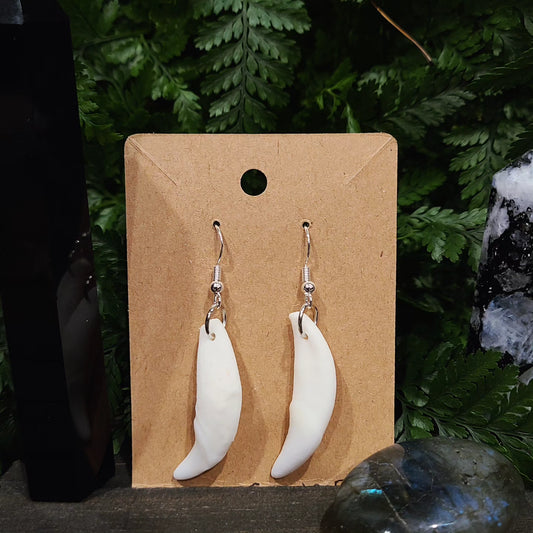 Coyote Fang Dangle Earrings
