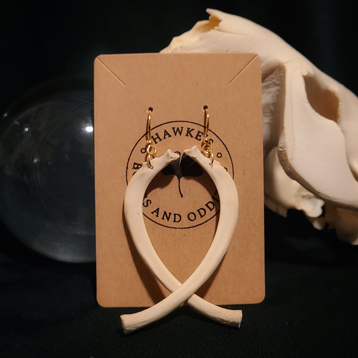 Beaver Rib Earrings