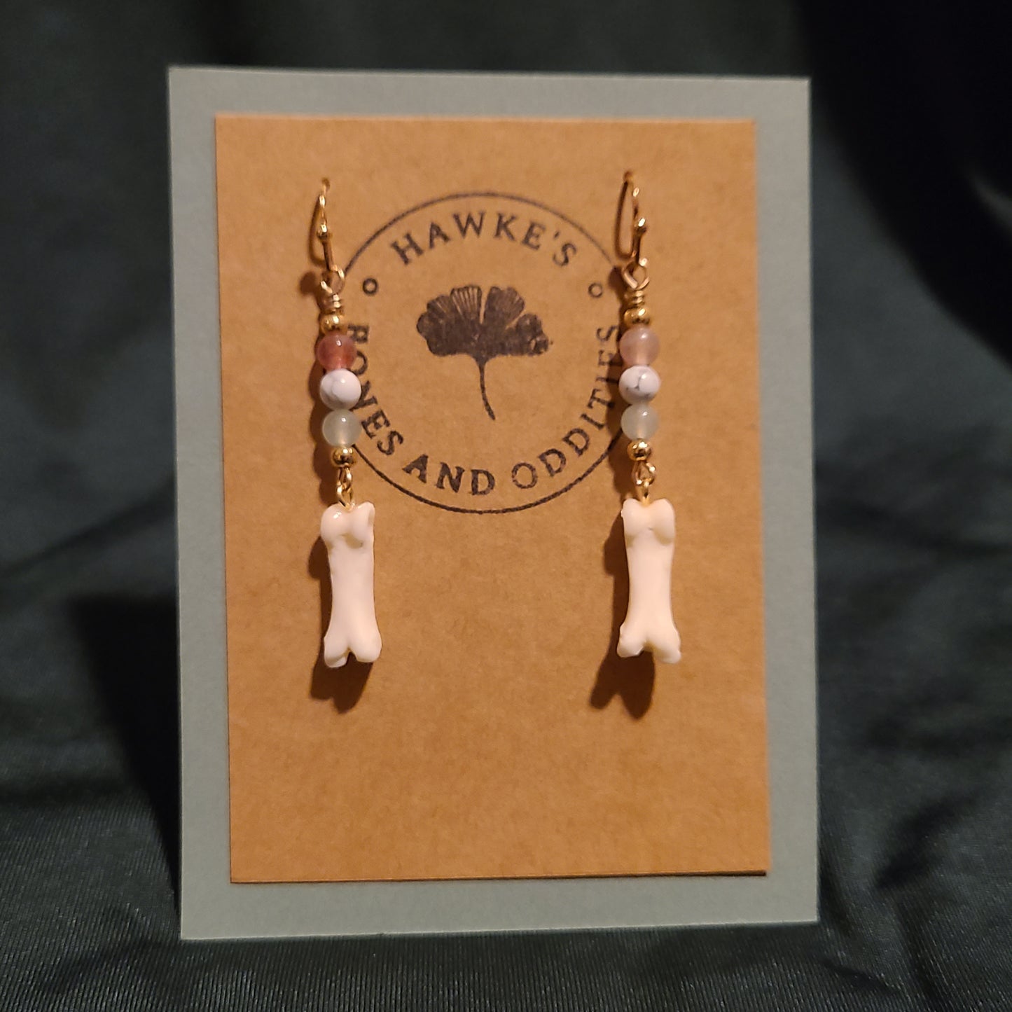 Trans Pride Bone Earrings
