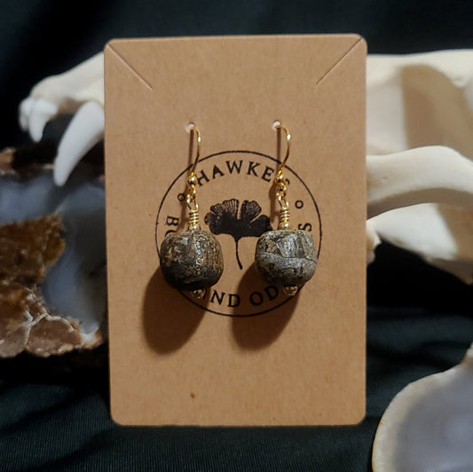 Mammoth Bone Dangle Earrings