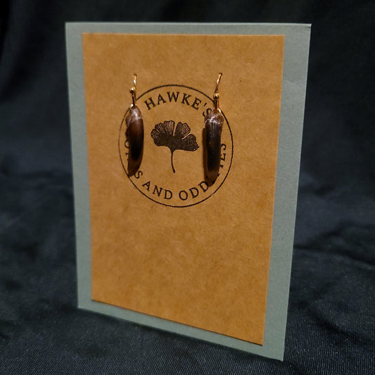 Beaver Claw Dangle Earrings