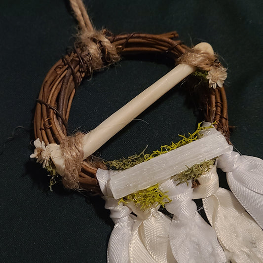 Coyote Toe Bone Mini Wreath