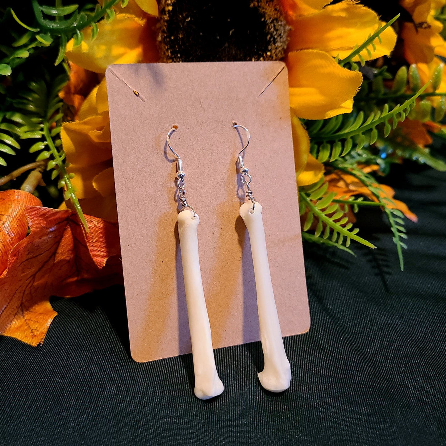 Coyote Metacarpal Earrings