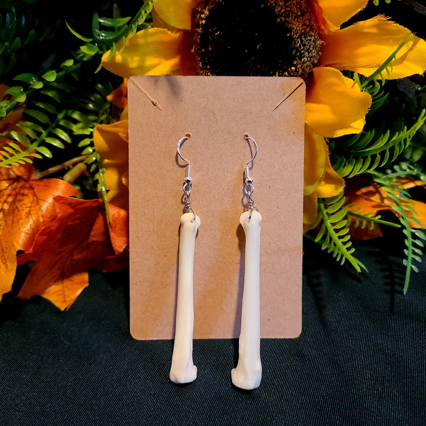 Coyote Metacarpal Earrings