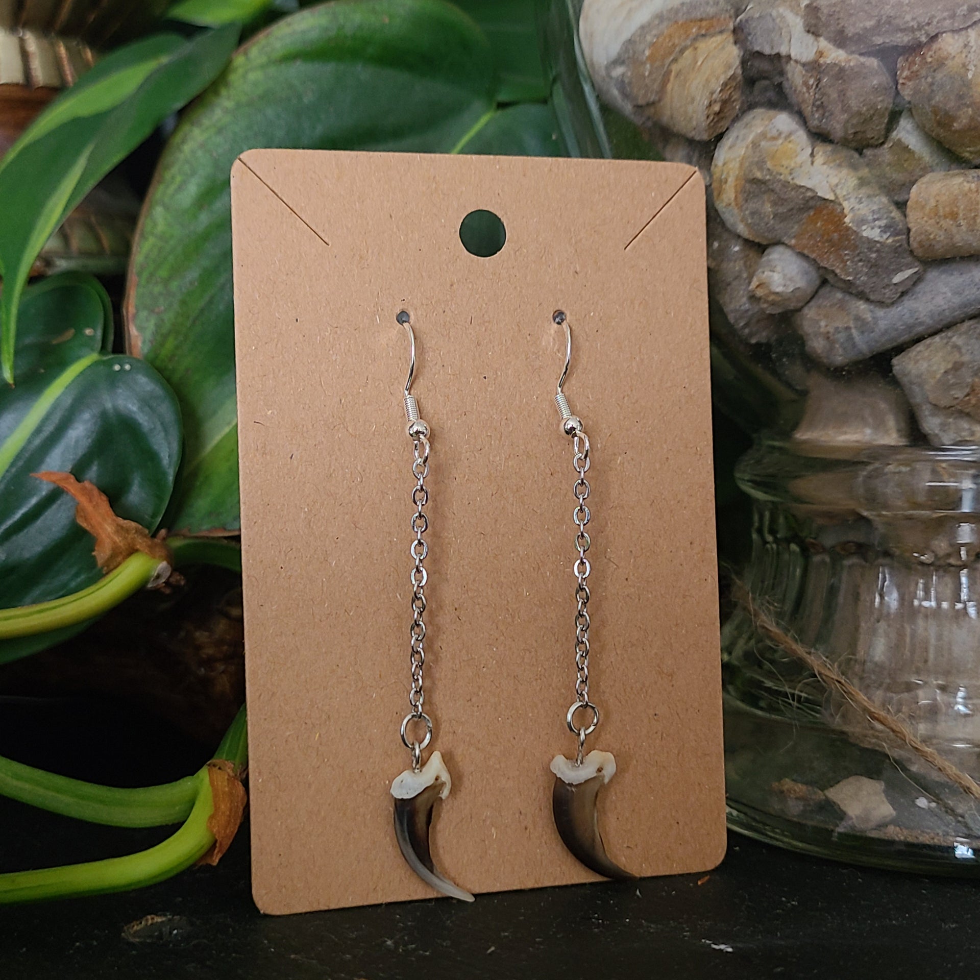 Old English D Detroit Fishhook Dangle Earrings – The Foxy Hipster