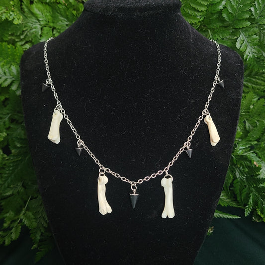 Coyote Toe and Spike Necklace