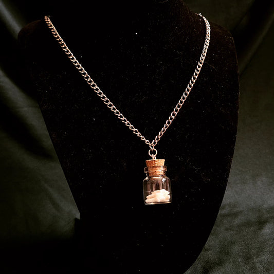 Raccoon Vial Necklace