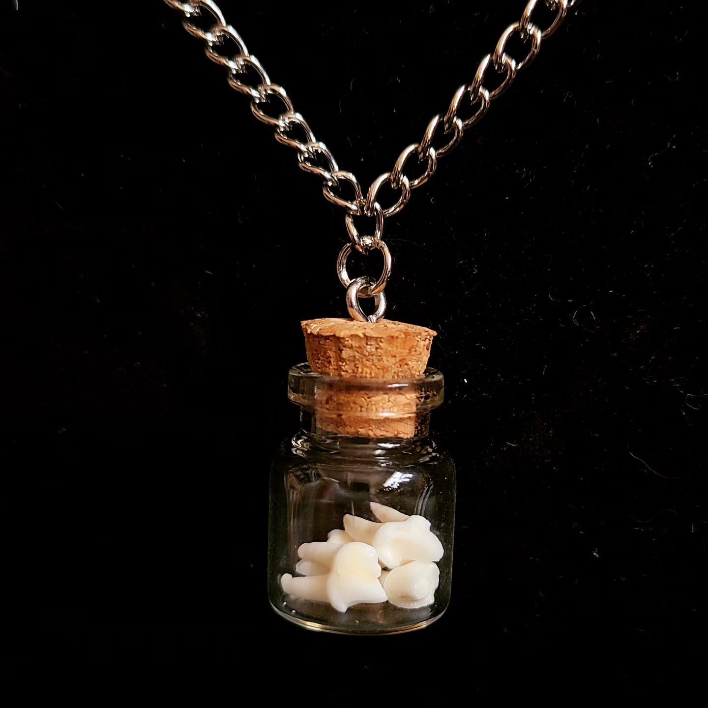 Raccoon Vial Necklace