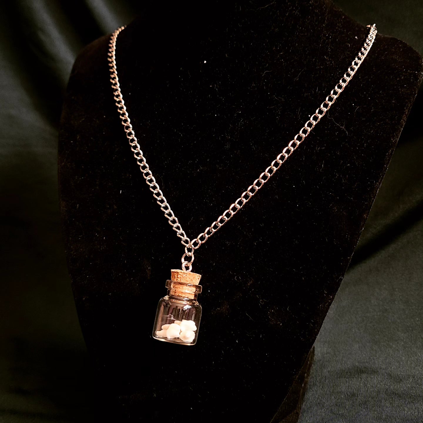 Raccoon Vial Necklace