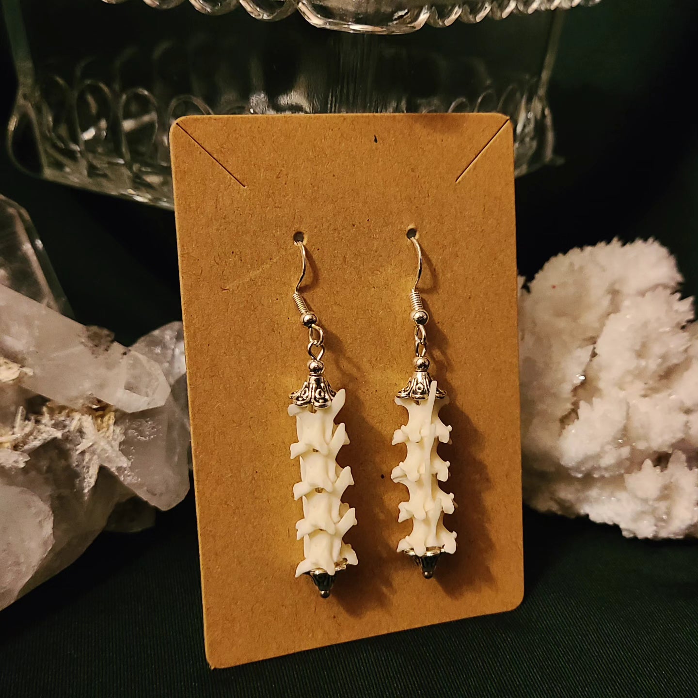 Rattlesnake Column Earrings