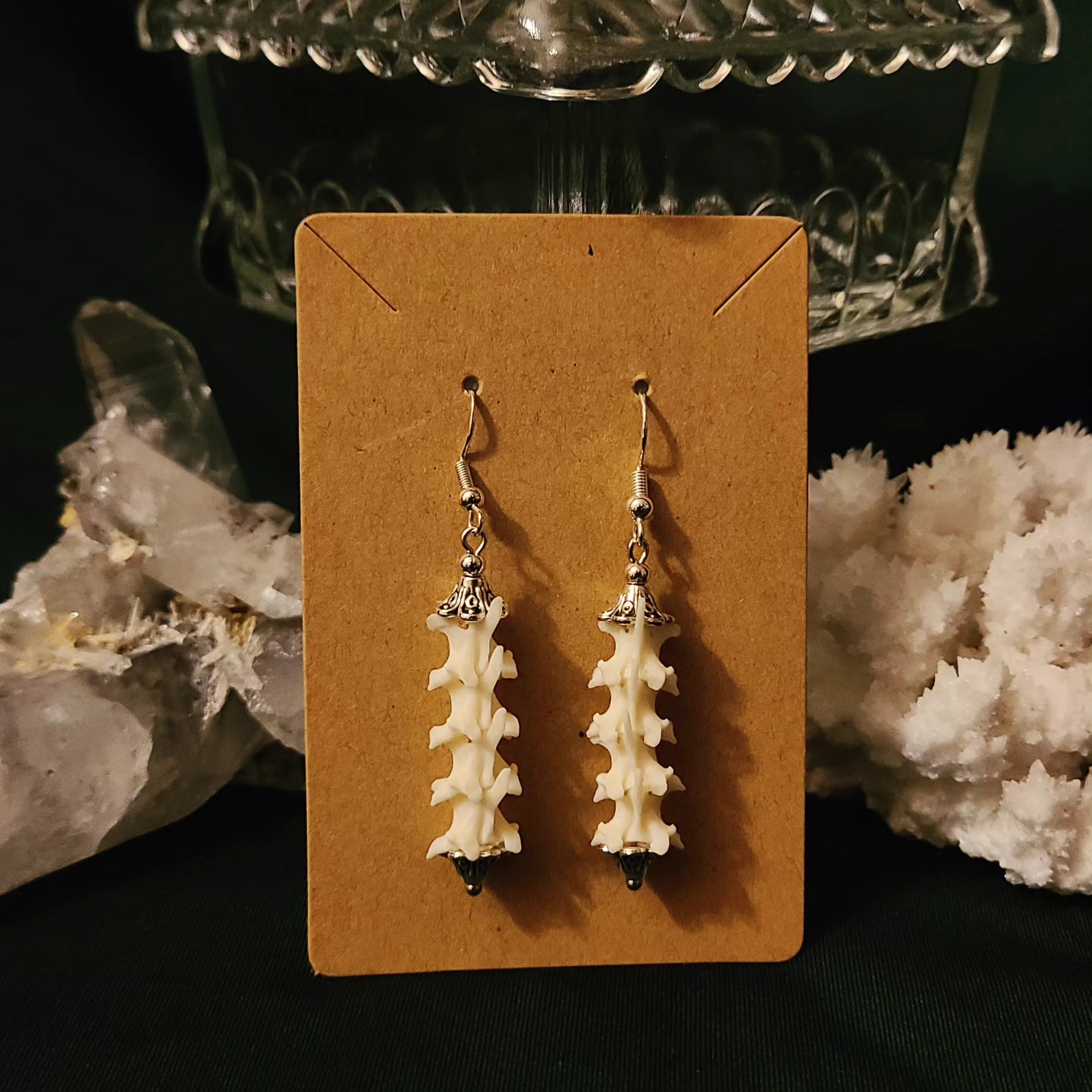 Rattlesnake Column Earrings