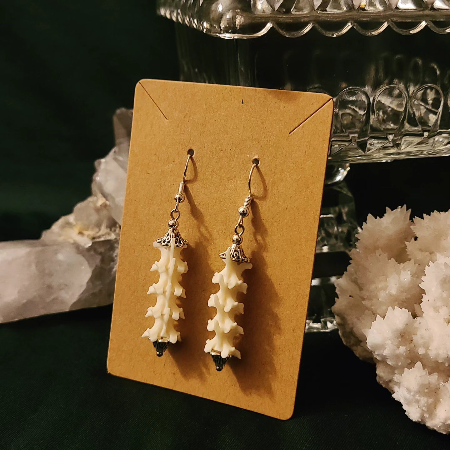 Rattlesnake Column Earrings