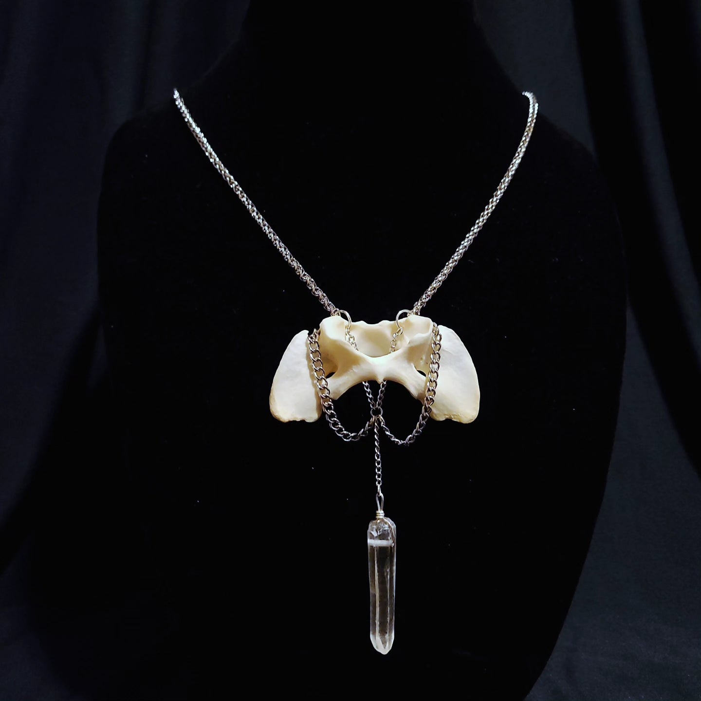 Coyote Atlas and Quartz Necklace
