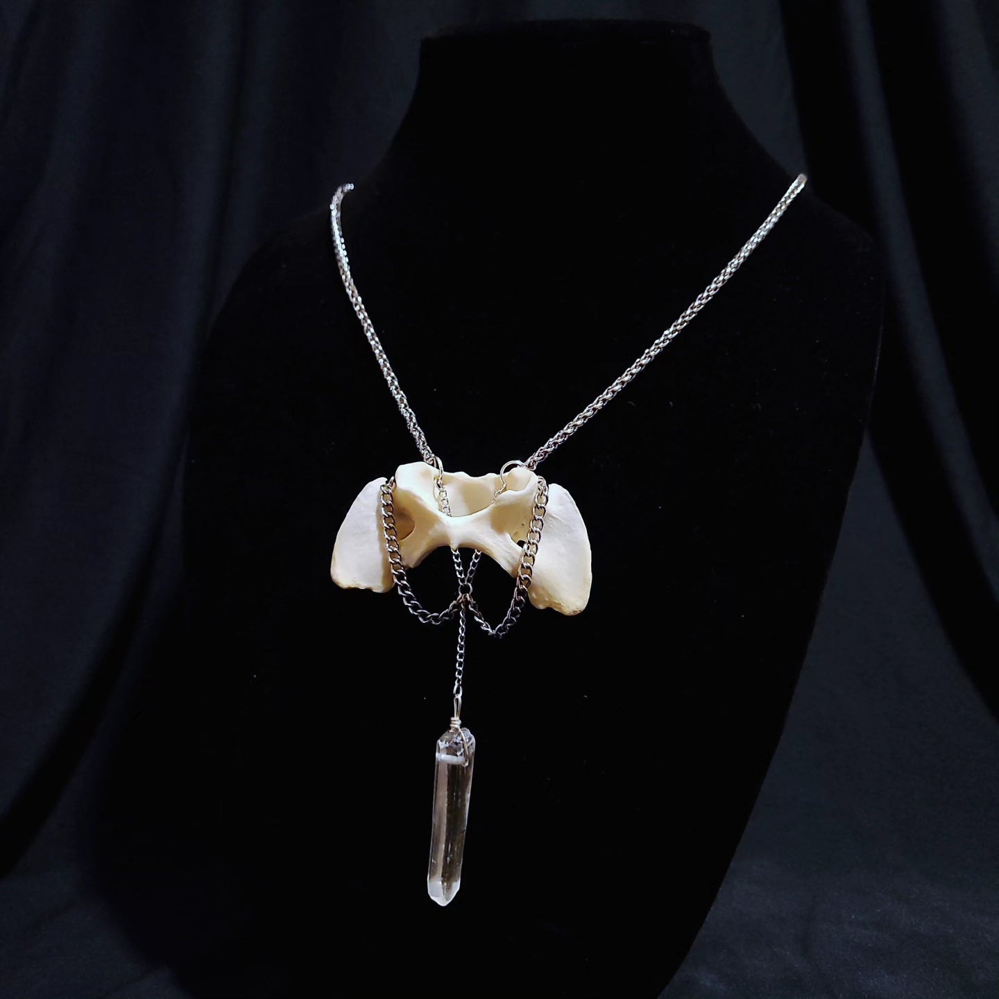 Coyote Atlas and Quartz Necklace