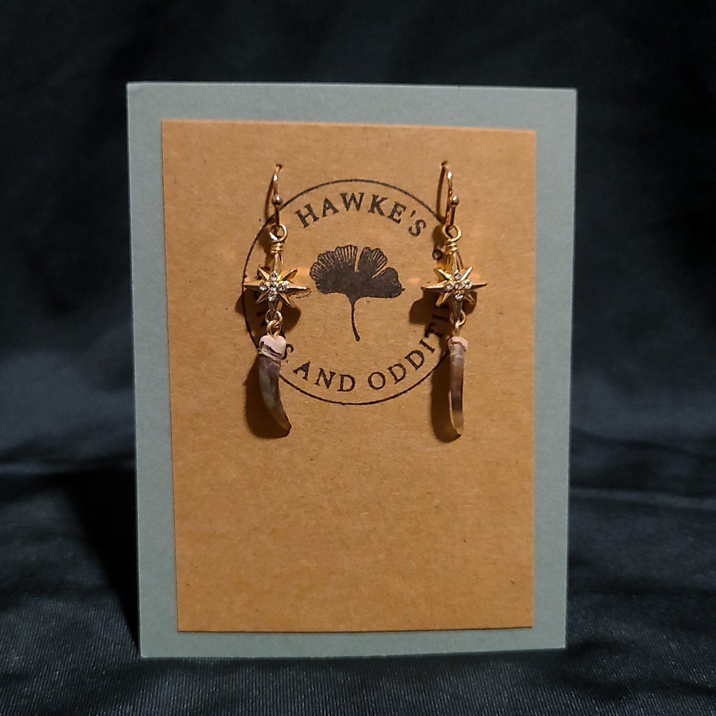 Skunk Claws and Star Earrings