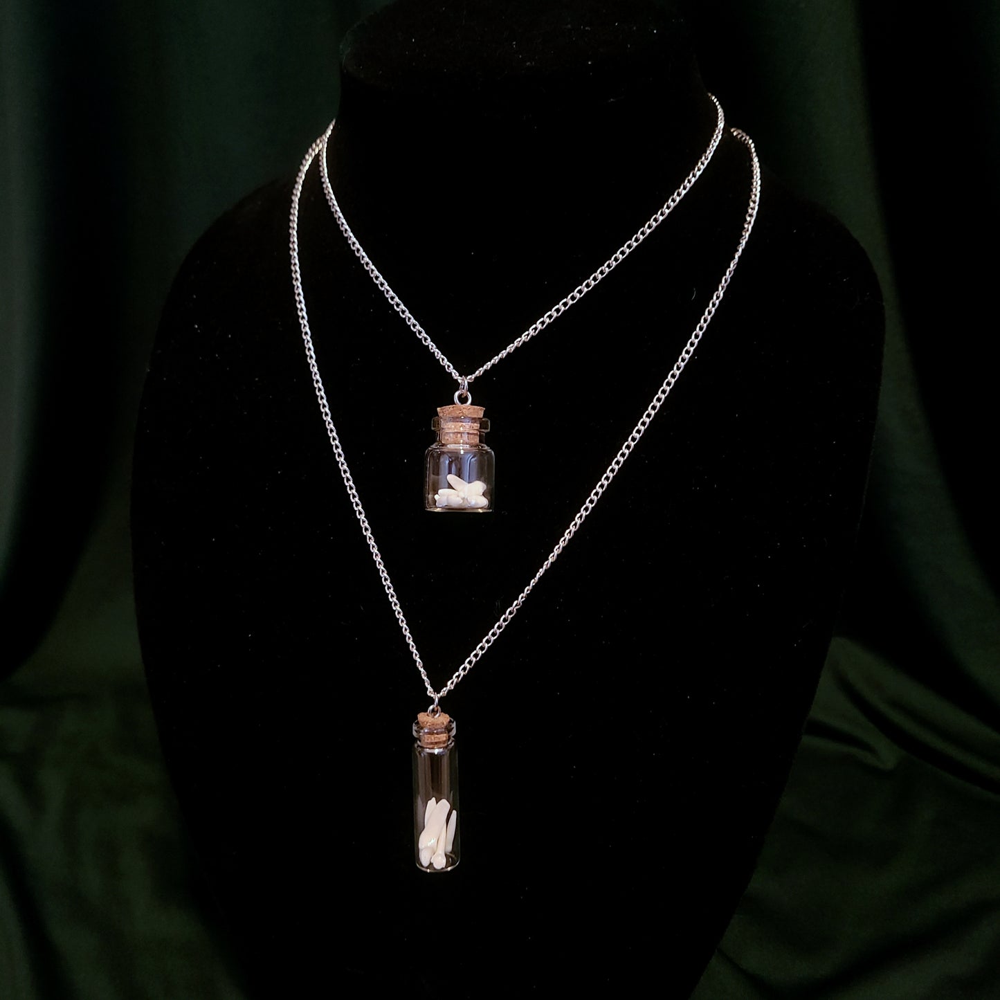 Raccoon Tooth Vial Necklace
