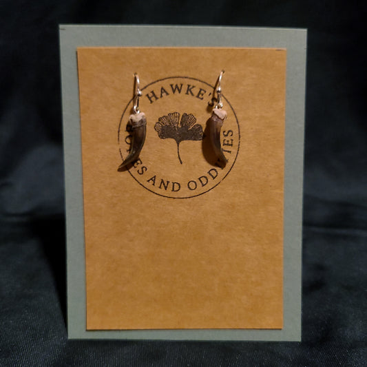 Skunk Claw Dangle Earrings