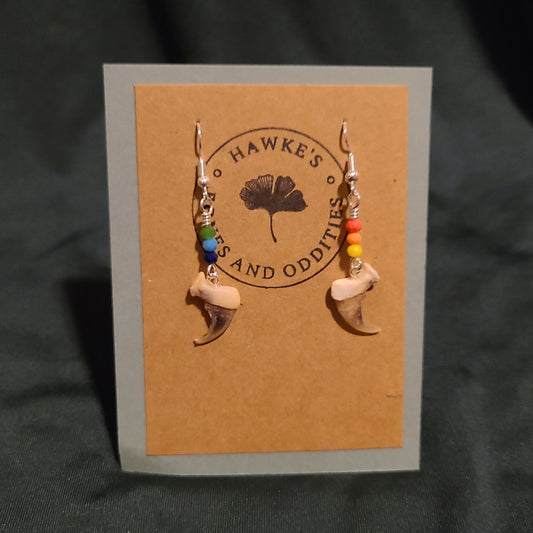 Pride Bobcat Claw Dangle Earrings
