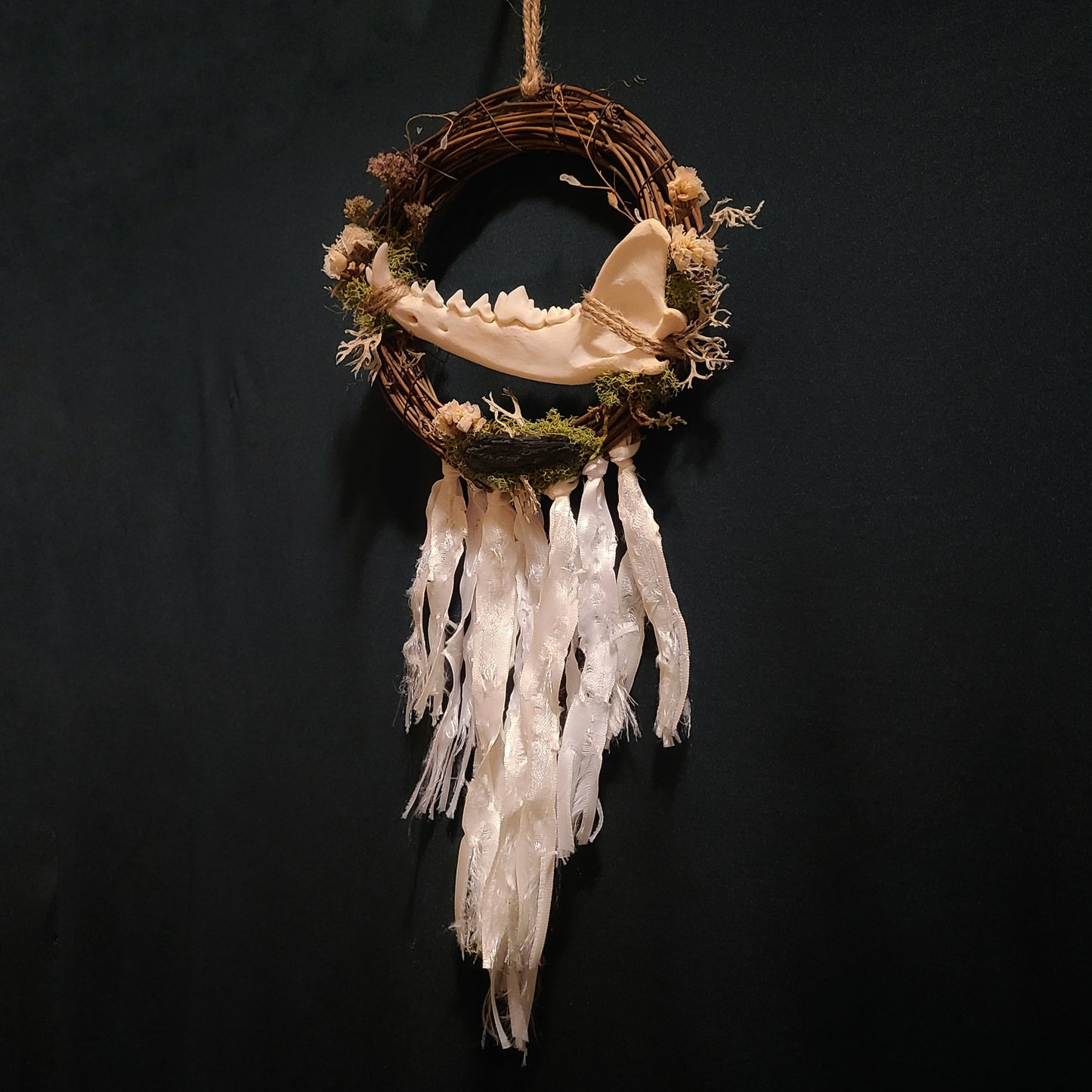 Coyote Jaw Bone Wreath