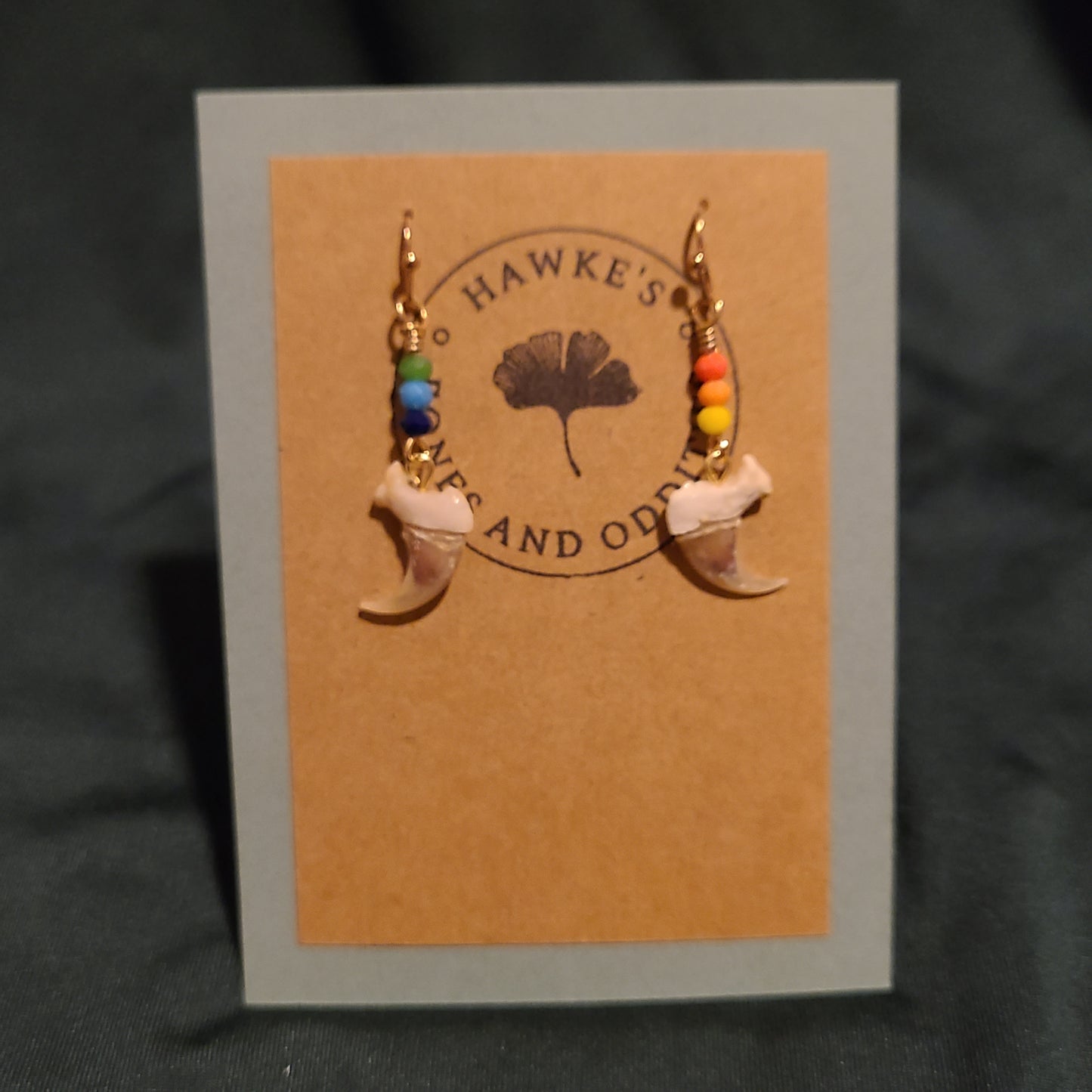 Pride Bobcat Claw Dangle Earrings
