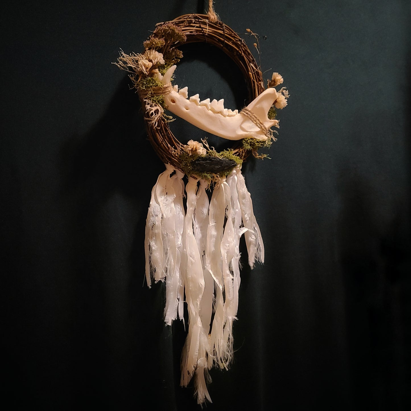 Coyote Jaw Bone Wreath