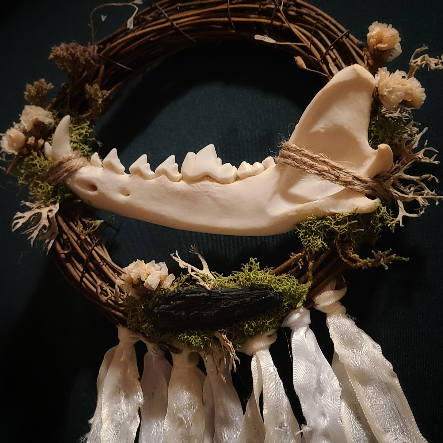 Coyote Jaw Bone Wreath