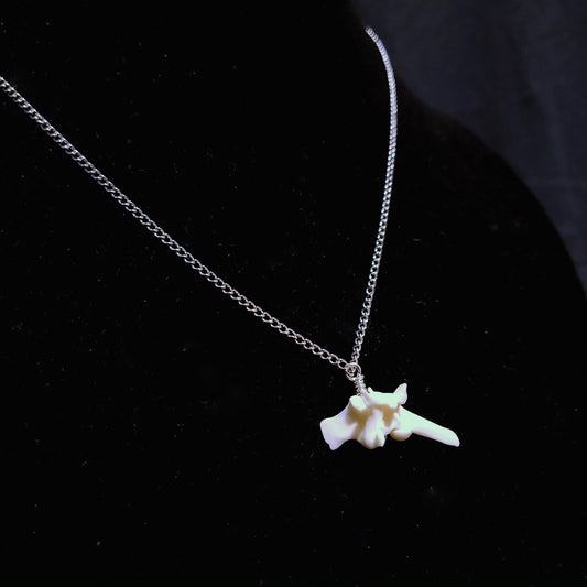 Rattlesnake Vertebrae Pendant Necklace